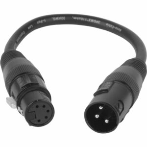 XLR adaptor 5 pins [m] > 3 pins [f]