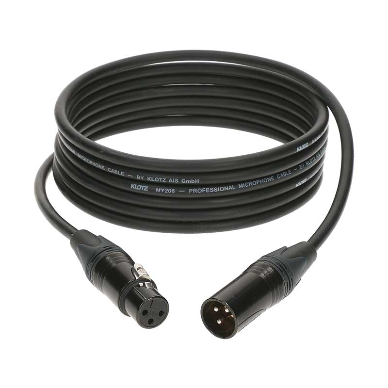 XLR cable 3 pins 15m