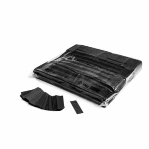 MAGICFX Confetti Rectangle 55x17mm Paper Tissue Black (1 kg)