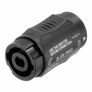 Speakon adapter Neutrik NL4MMX speakon 4-polig doorlus koppelbus female