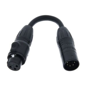 XLR  3-5 ,5-3 pin set 10 stuks